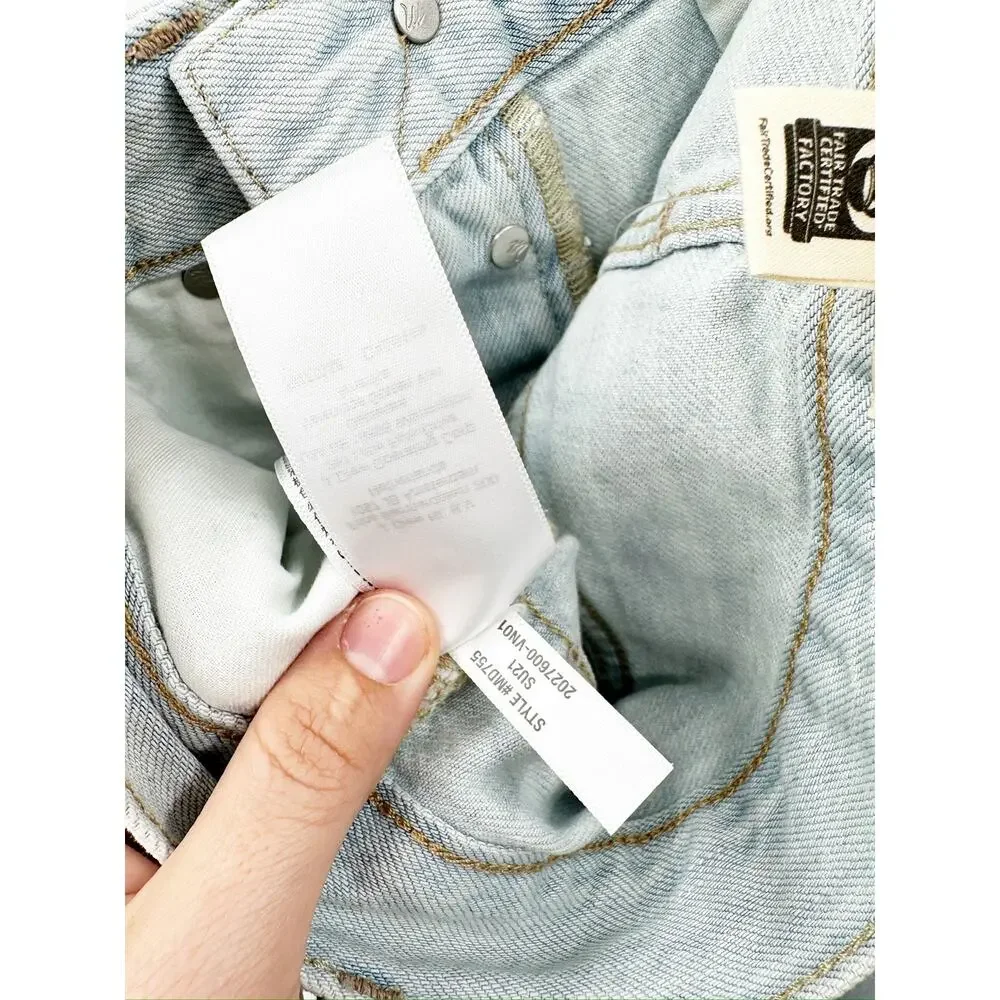 Madewell The Dadjean Short in Calaveros‎ Wash Size 25 NWT